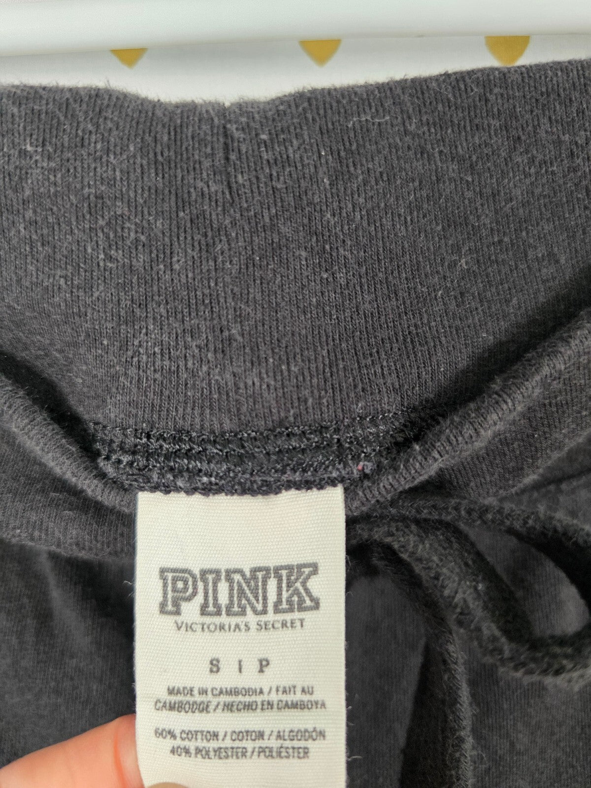 Victorias Secret PINK Small Raw Hem Sweats Logo Flare
