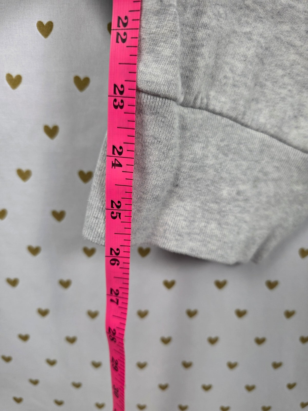 Victorias Secret PINK Grey XL Logo Tapered Joggers Sweats Sweatpants