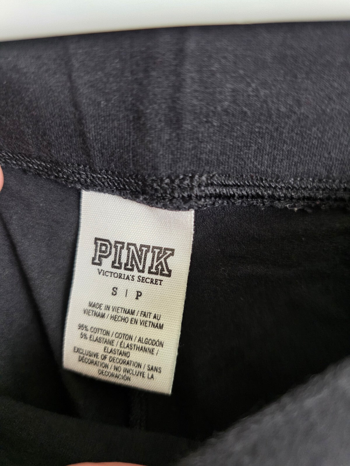 Victorias Secret PINK V neck BLING Sequined Set Tee Shirt Leggings Small Med