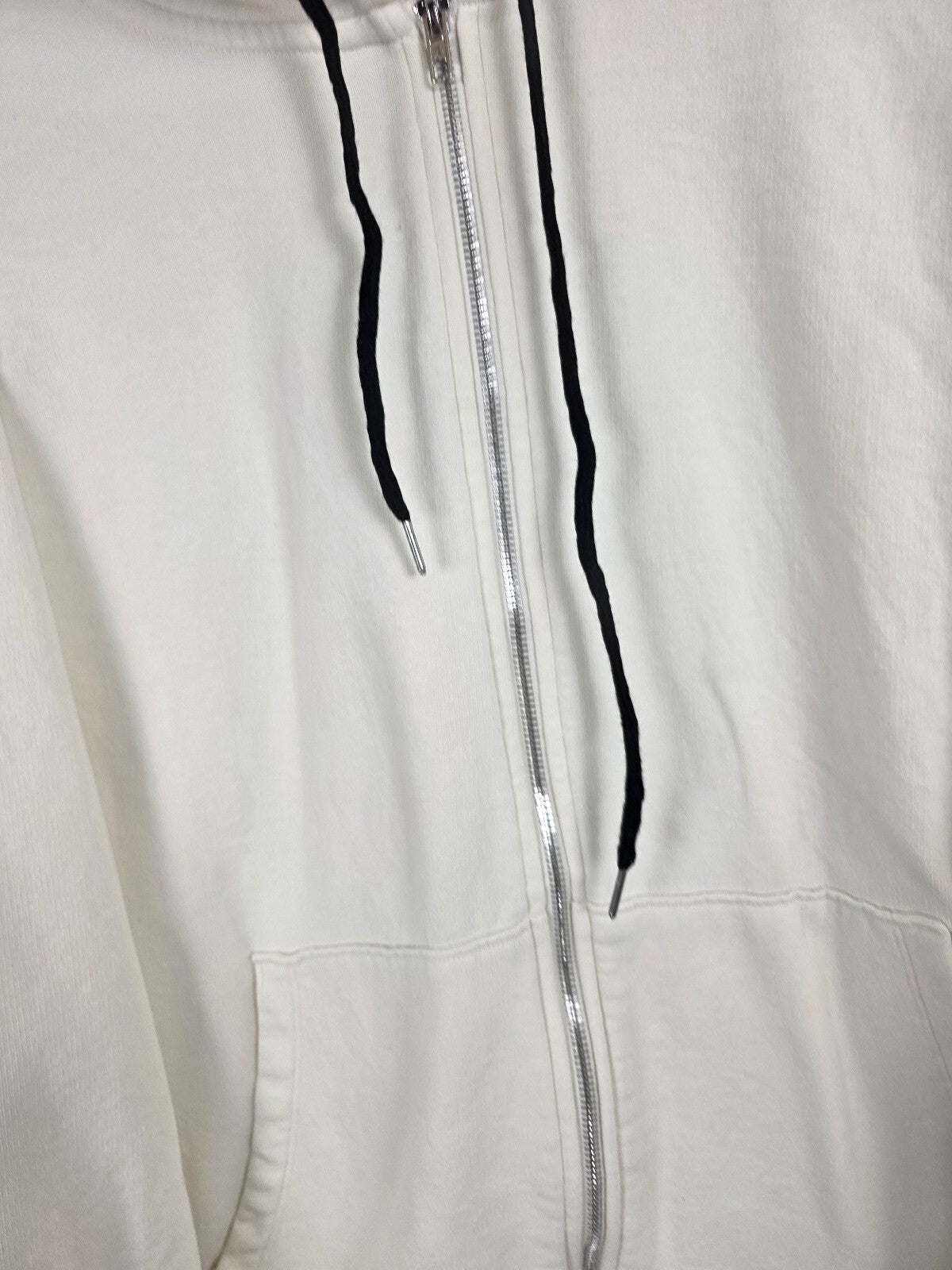 Victorias Secret Pink Cream Full zip hoodie jacket 2XL XXL
