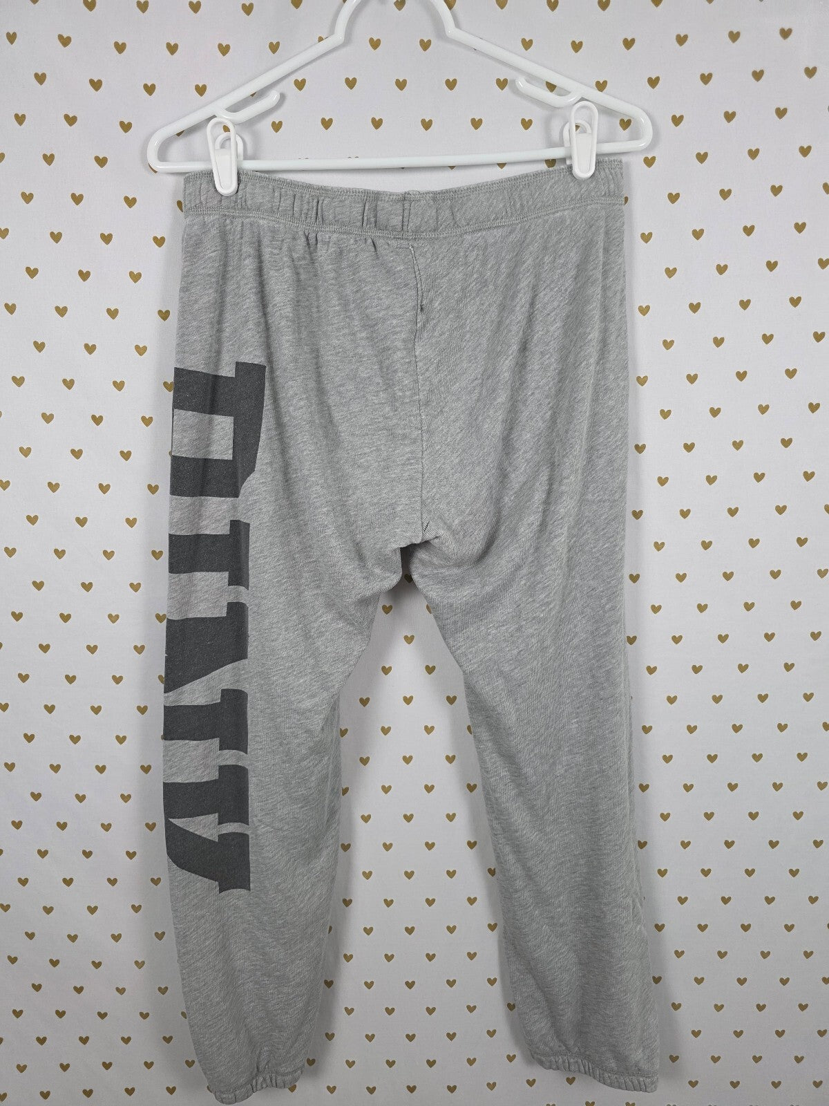 Victorias Secret PINK Vintage small grey logo Sweats Joggers Y2k