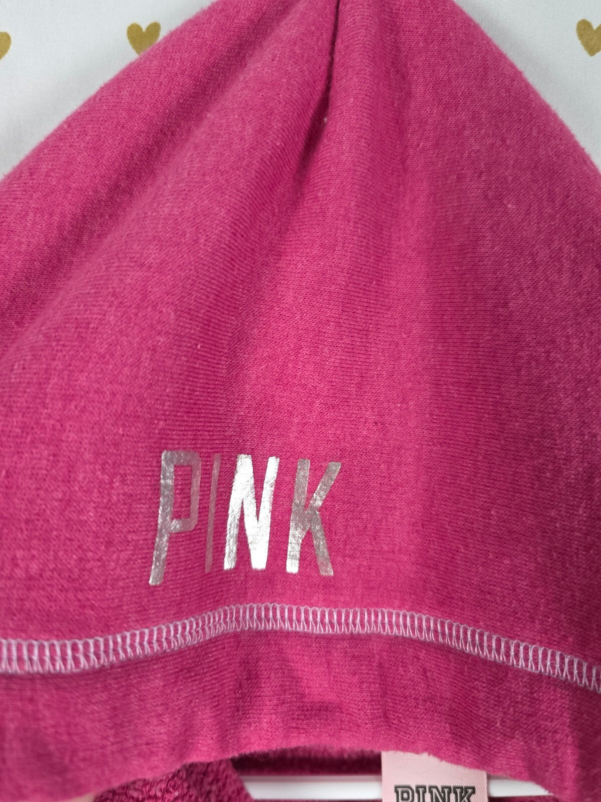 Victorias Secret Pink Bling Sequined Fashion Show Full zip Hoodie Jacket XS
