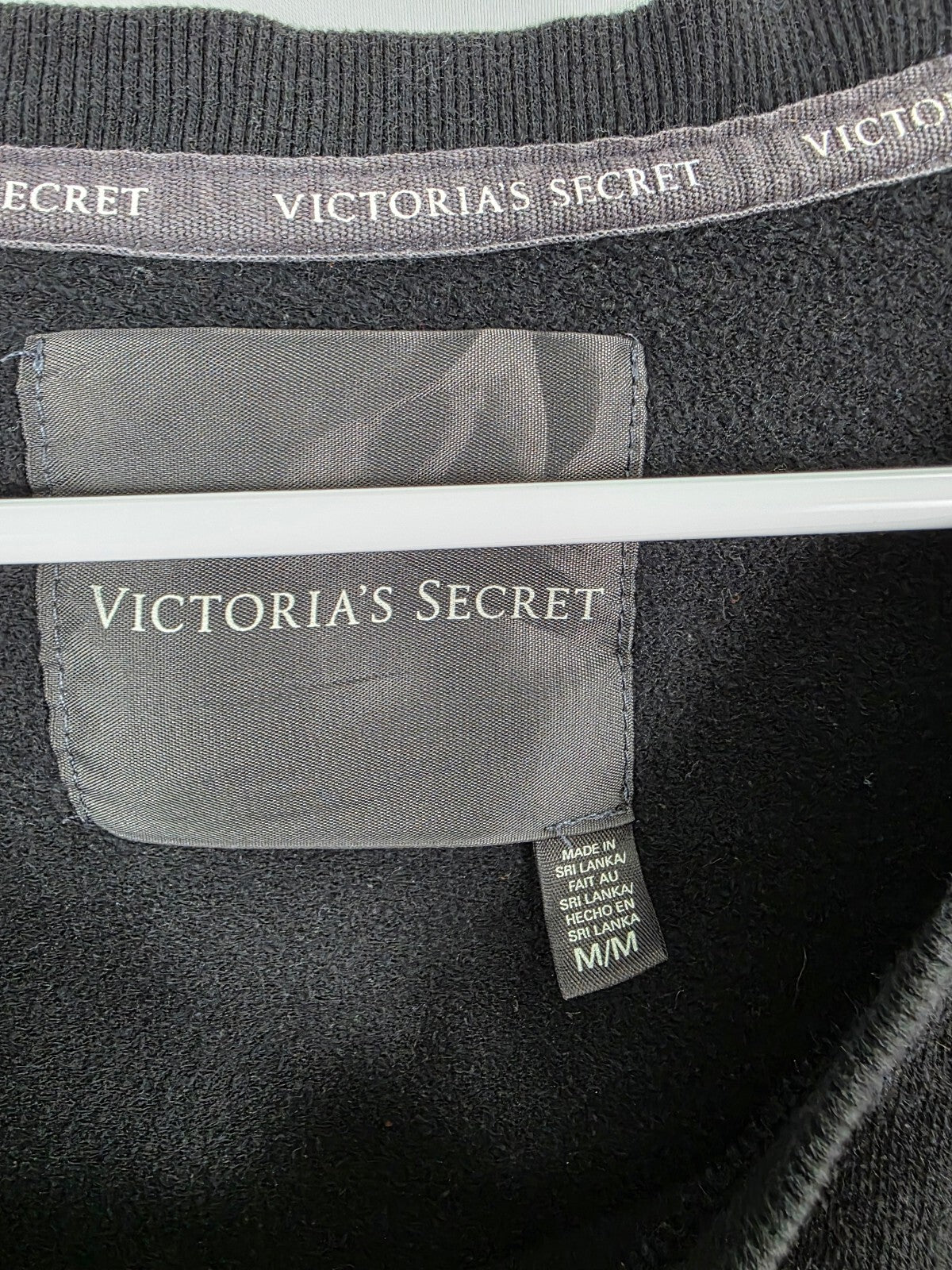 Victorias Secret Vintage neon Lips Crew Sweater Kisses Med
