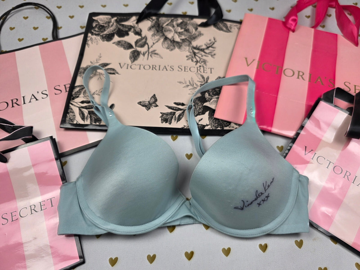 Miranda Kerr Signed Victoria's Secret BioFit Bra 34B Autographed VS Angel