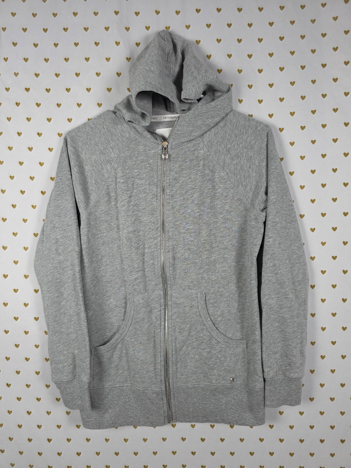 Victorias Secret ANGELS Wings Full zip Hoodie Jacket LOCALS ONLY SMALL