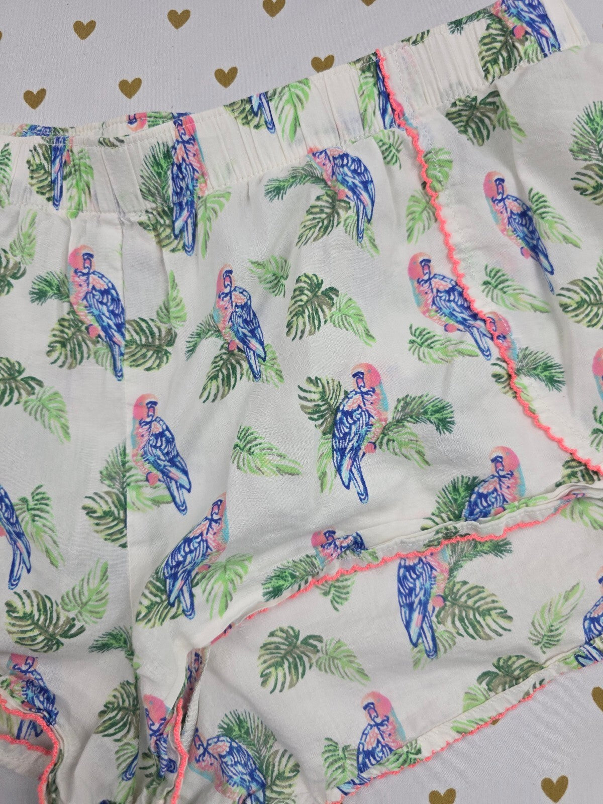 Victorias Secret Parrots Sleep Shorts Boxers Pajama Bottoms Small