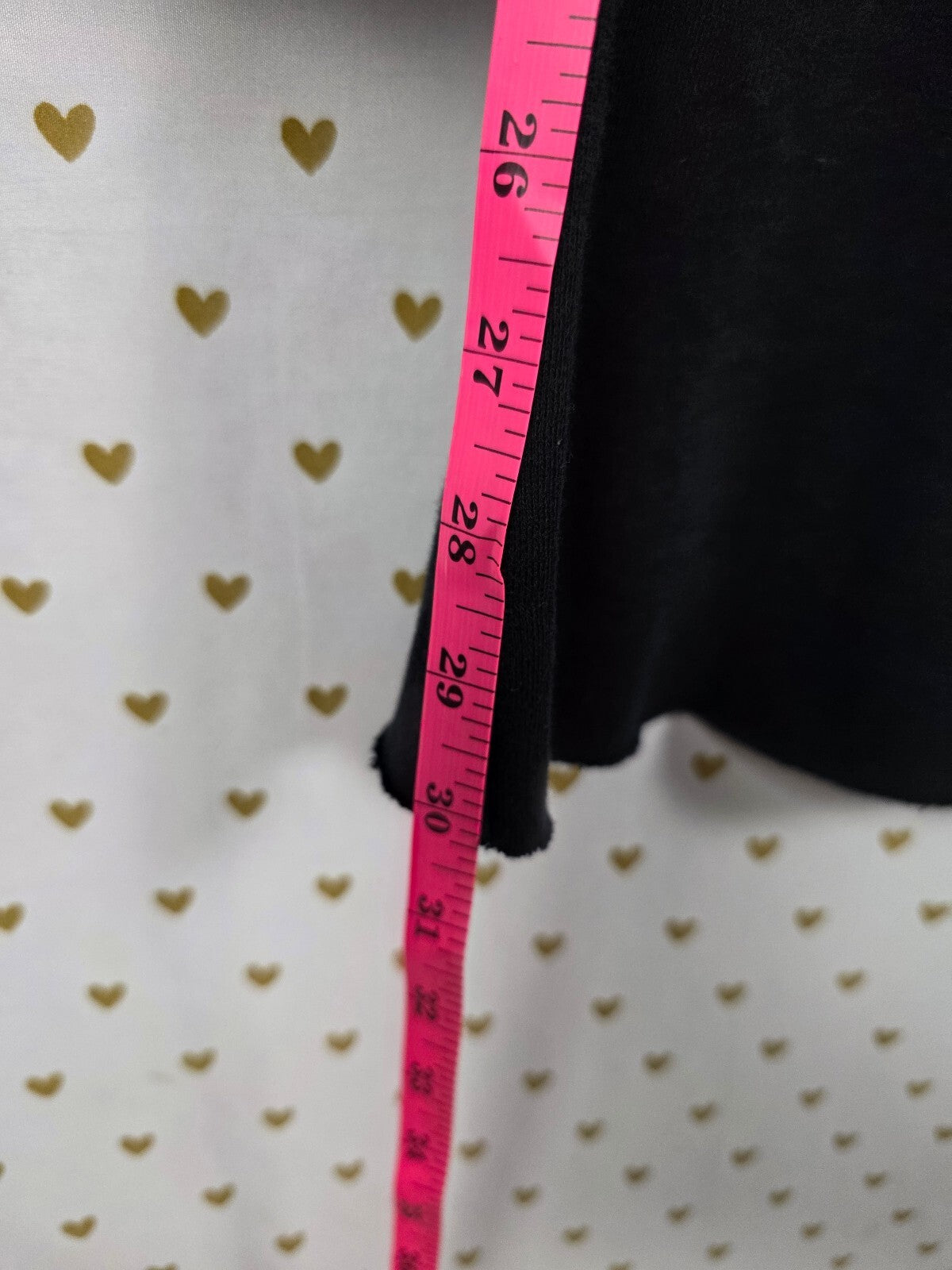 Victorias Secret PINK Medium Boyfriend Diaper Butt Sweats Flare Black