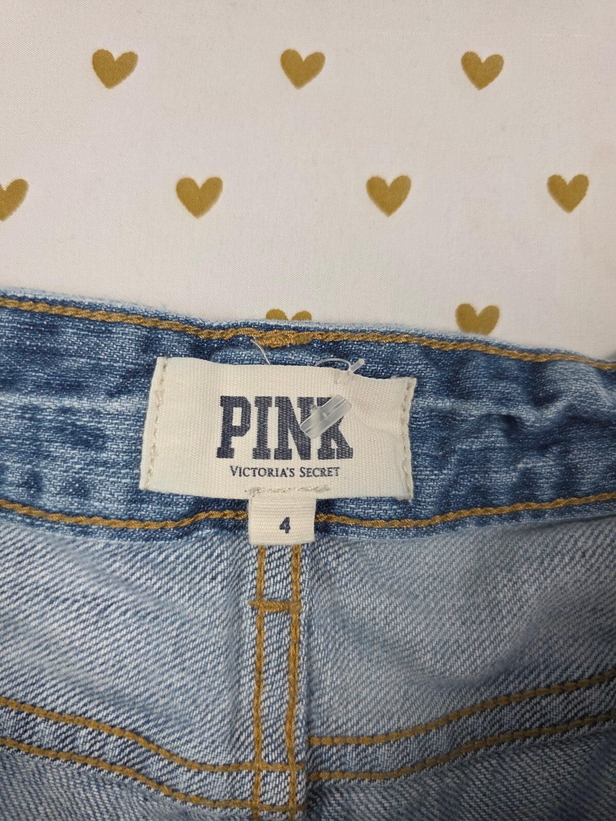 Victorias Secret PINK Denim Jean Cutoff Shorts Size 4
