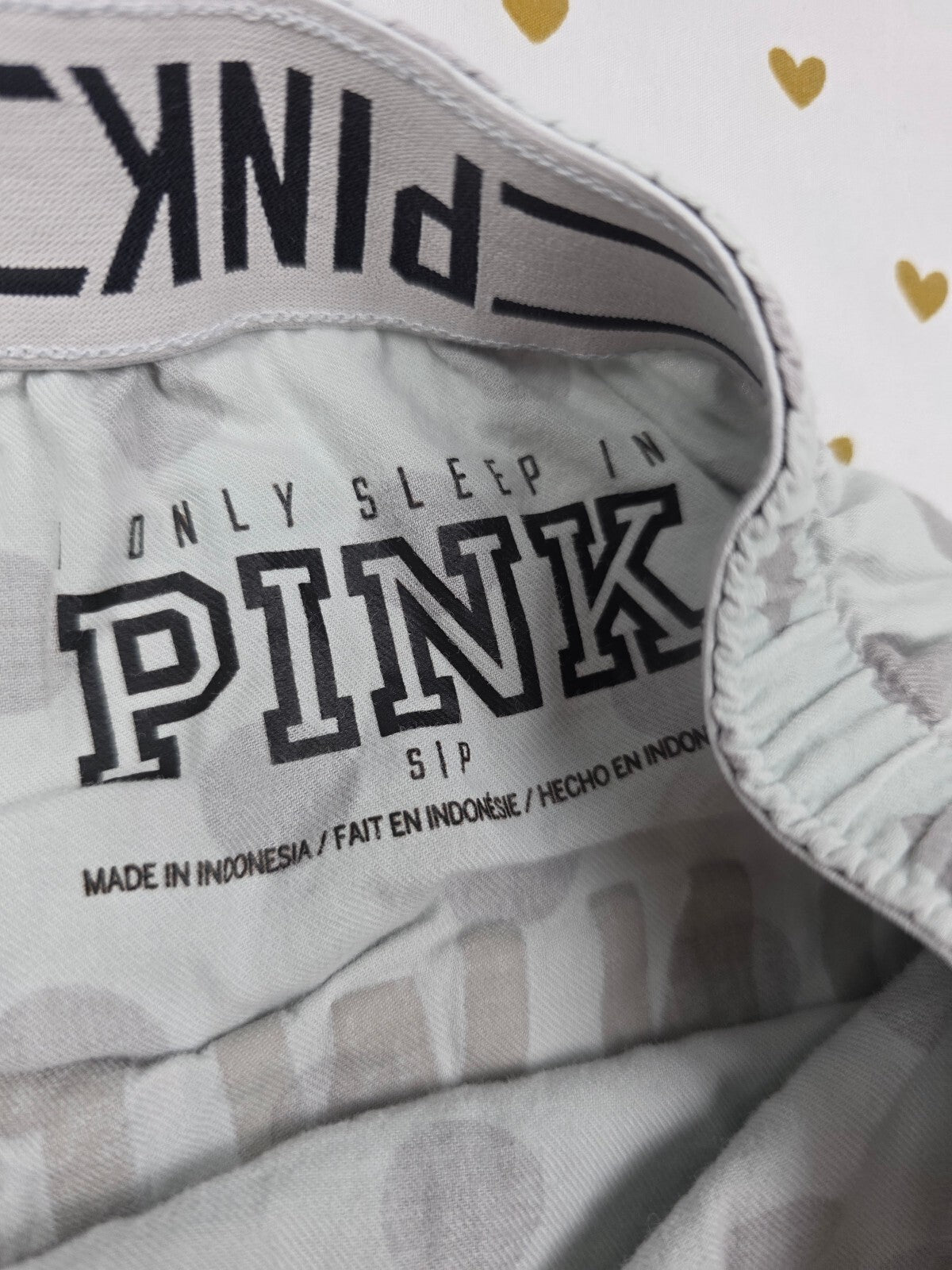 Victorias Secret PINK VINTAGE UNWRAP ME Sleep Shorts Boxers Pajama Bottoms SM