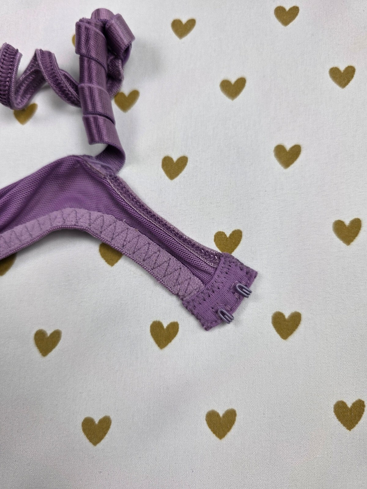 Victorias Secret Purple Sheer Vintage Floral 36B Bra