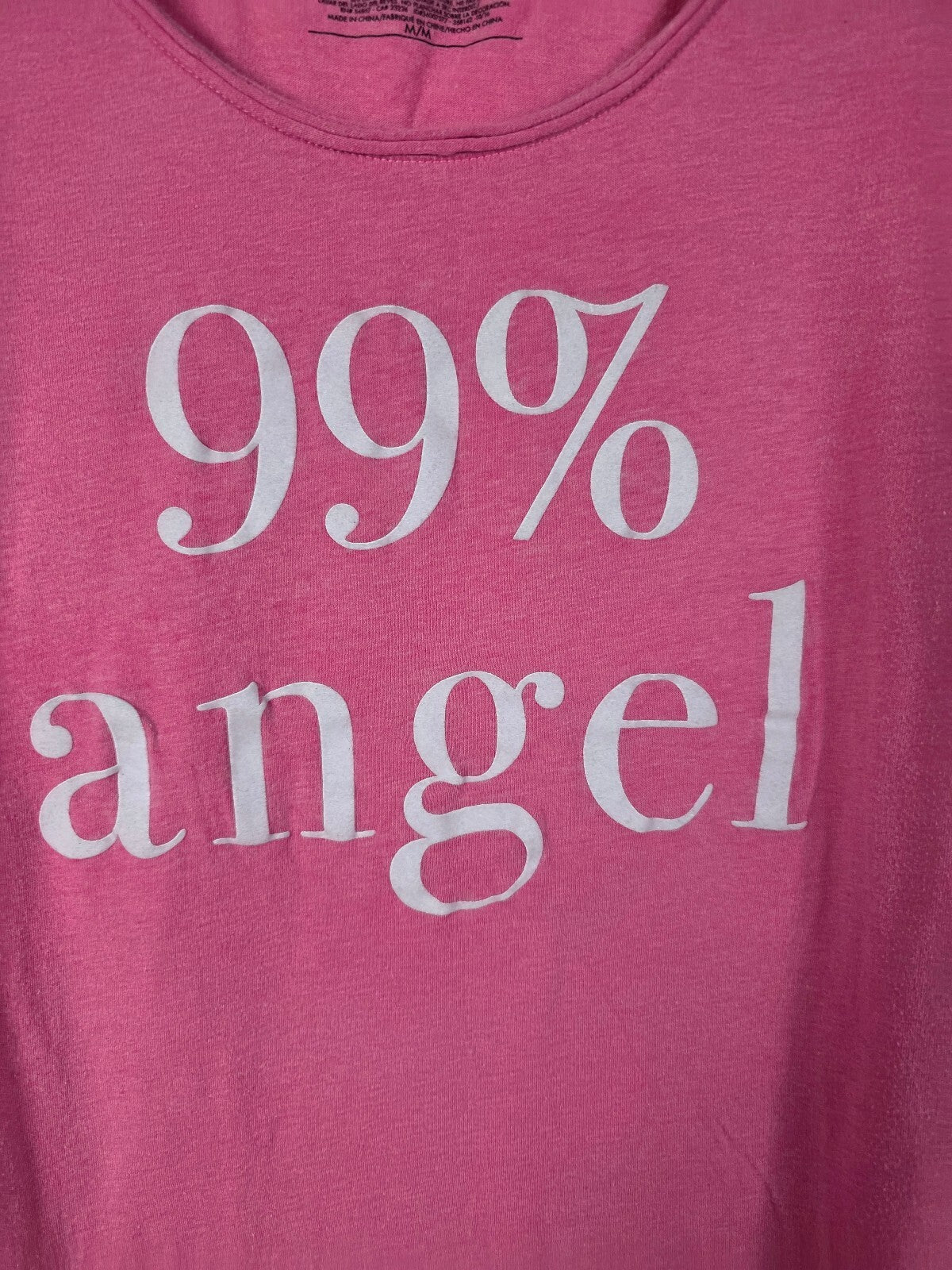 Victorias Secret Pink 99% ANGEL Sleep Shirt Nightgown Pajama Dress MEDIUM