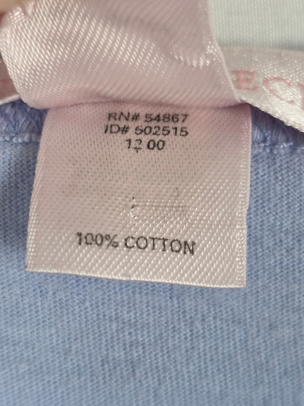Victorias Secret  Vintage y2k '00 Heart Label Cotton Tee shirt Blue Large