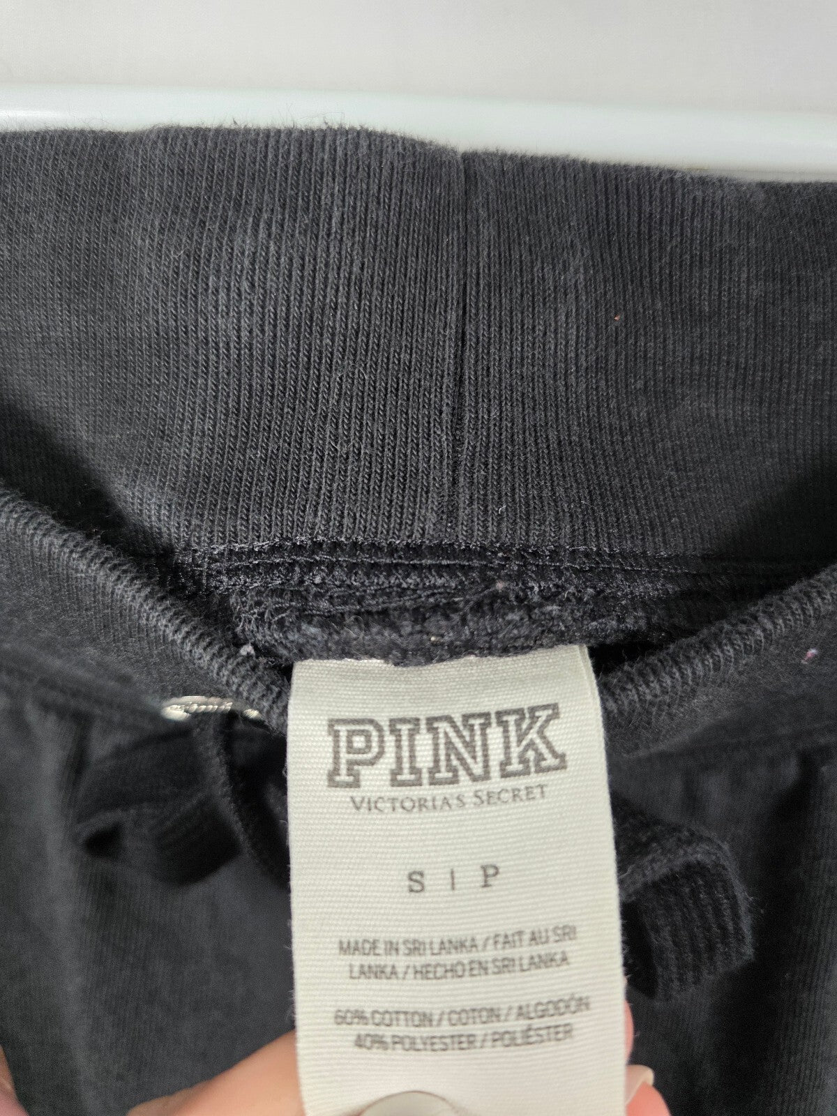 Victorias Secret PINK Silver Sequined Bling Sweats Sweatpants Small