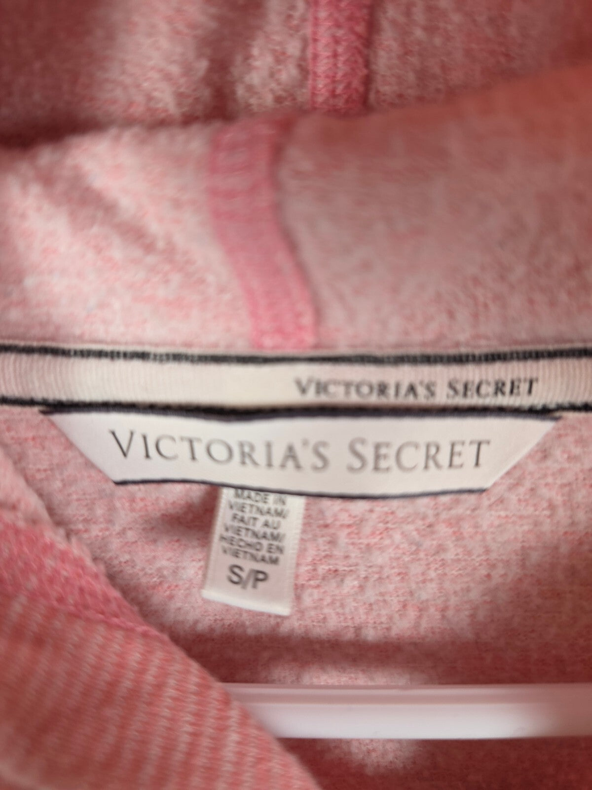 Victorias Secret ANGELS Striped Wings Full zip hoodie jacket SMALL