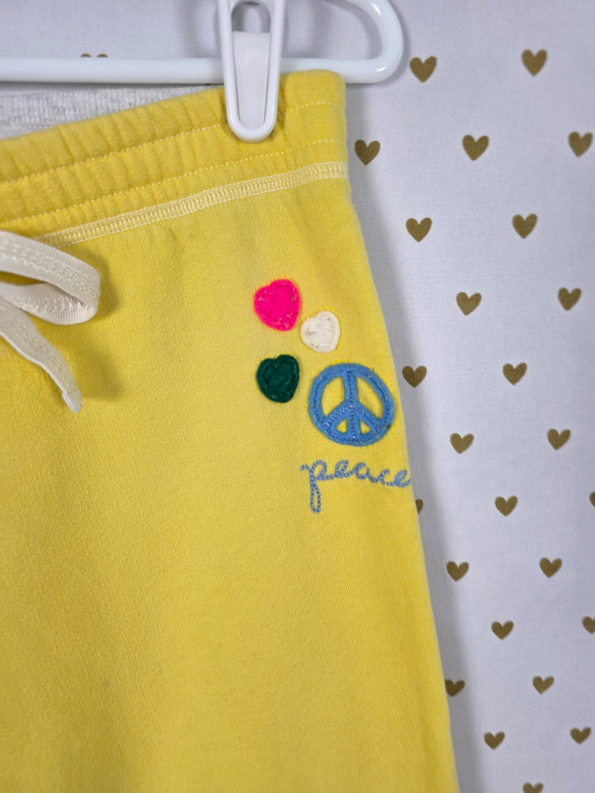 Victorias Secret PINK Vintage Y2k Peace Sweats Joggers Sweatpants XS