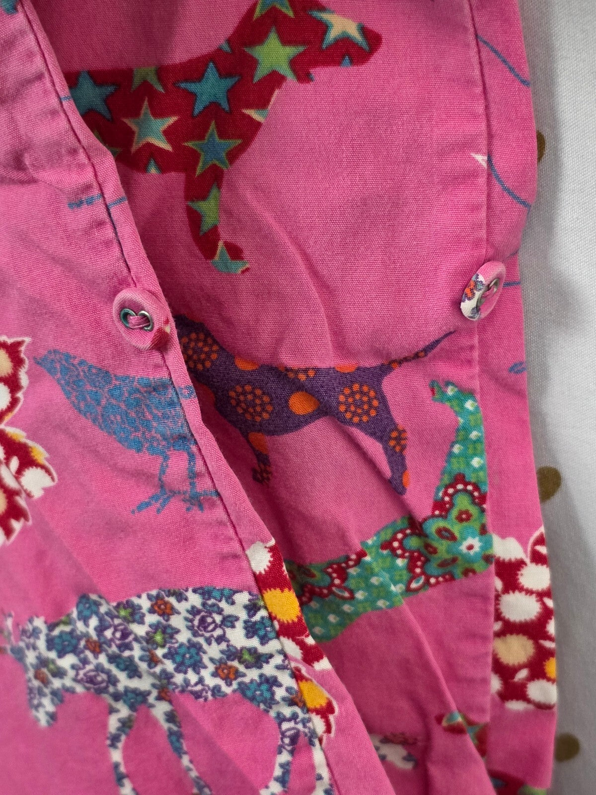 Vintage Victoria’s Secret PINK Phi Beta Pink Pajama Pants M Dog Print Y2K Cotton