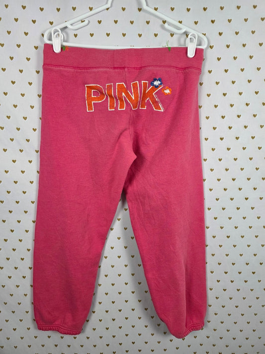 Victorias Secret PINK  Vintage Y2k Logo Butt Sweats sweatpants Medium