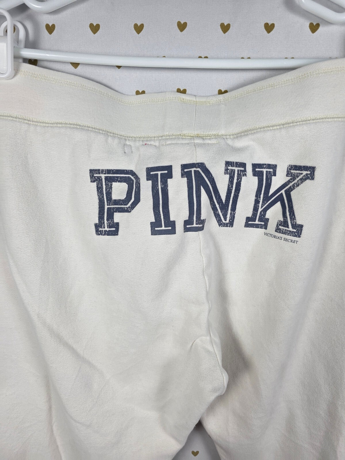 Victorias Secret PINK Vintage University Sweats Joggers Sweatpants Y2k LARGE