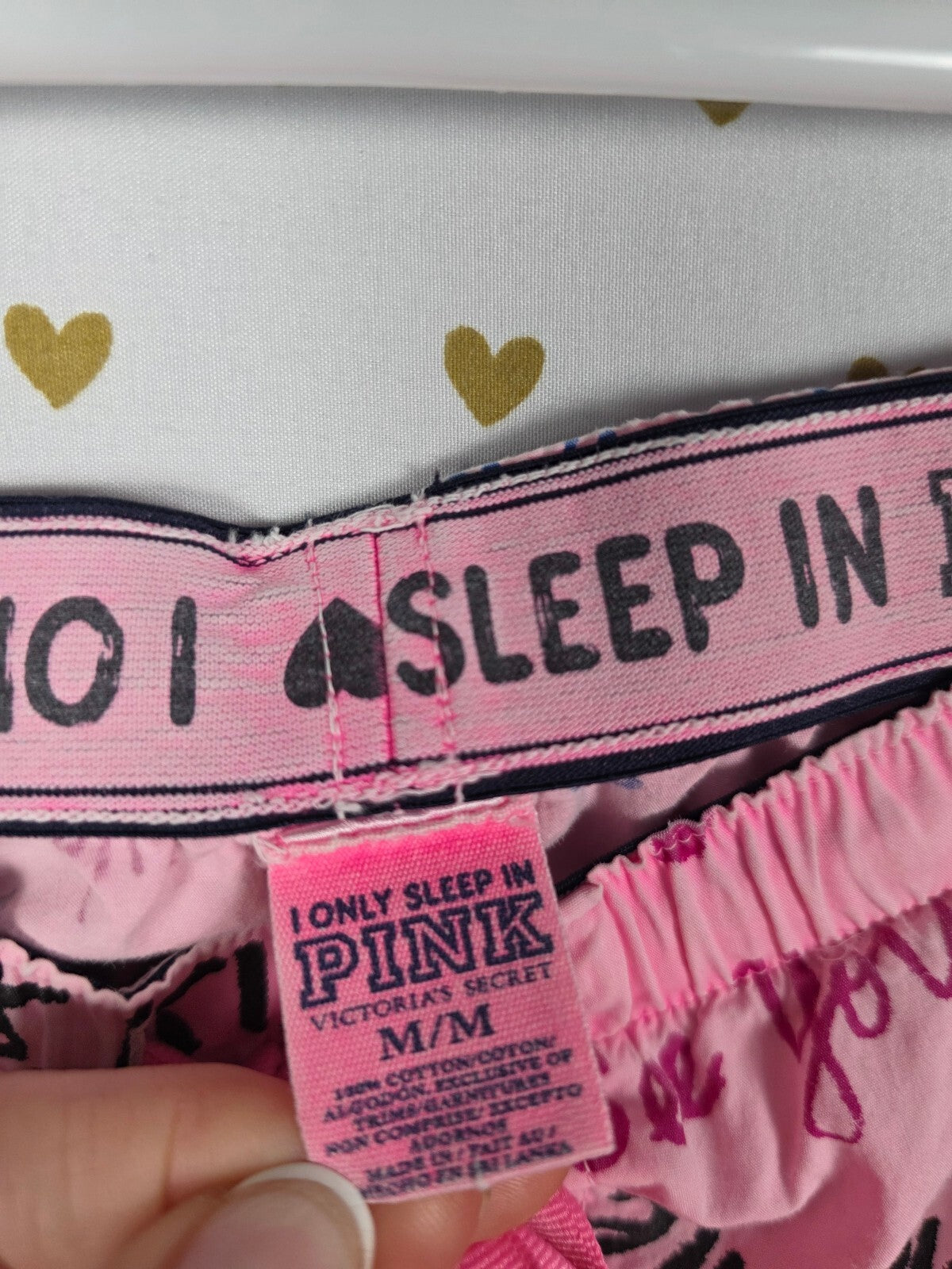 Vintage Victoria's Secret PINK Pajama Pants Graffiti Call Me Baby Y2K Boyfriend