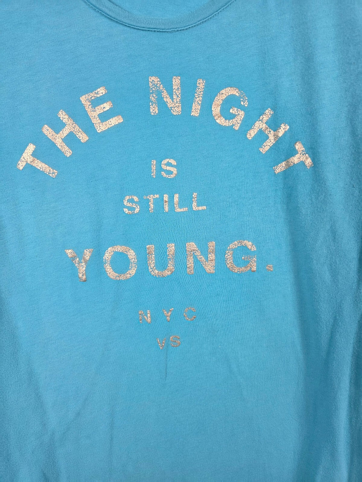 Victorias Secret THE NIGHT IS YOUNG Nightgown Sleep Dress Pajama XS Blue