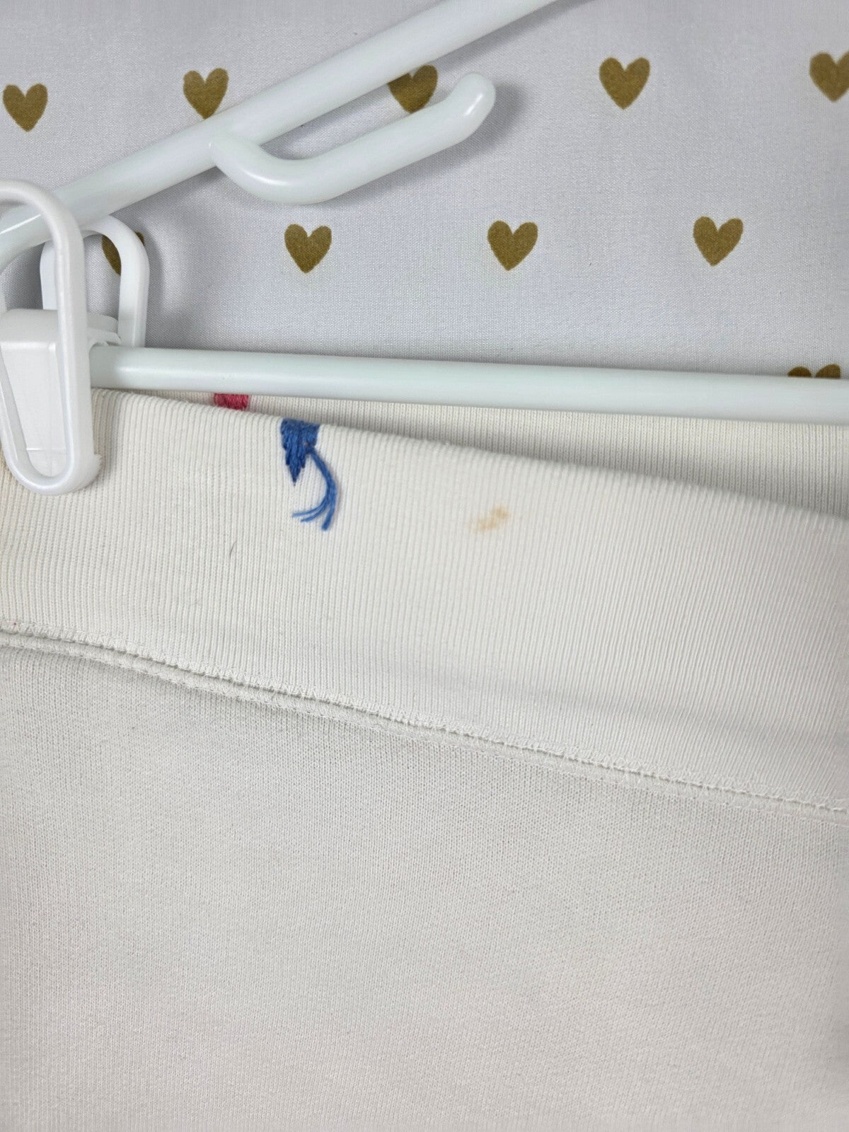 Victorias Secret PINK White Vintage Logo Butt Sweats Sweatpants Y2k Medium
