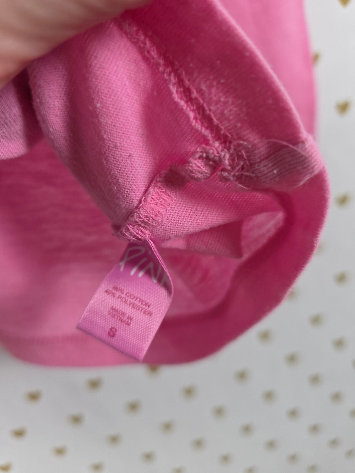 Victorias Secret PINK Vintage y2k On TOUR long Sleeve tee shirt Small