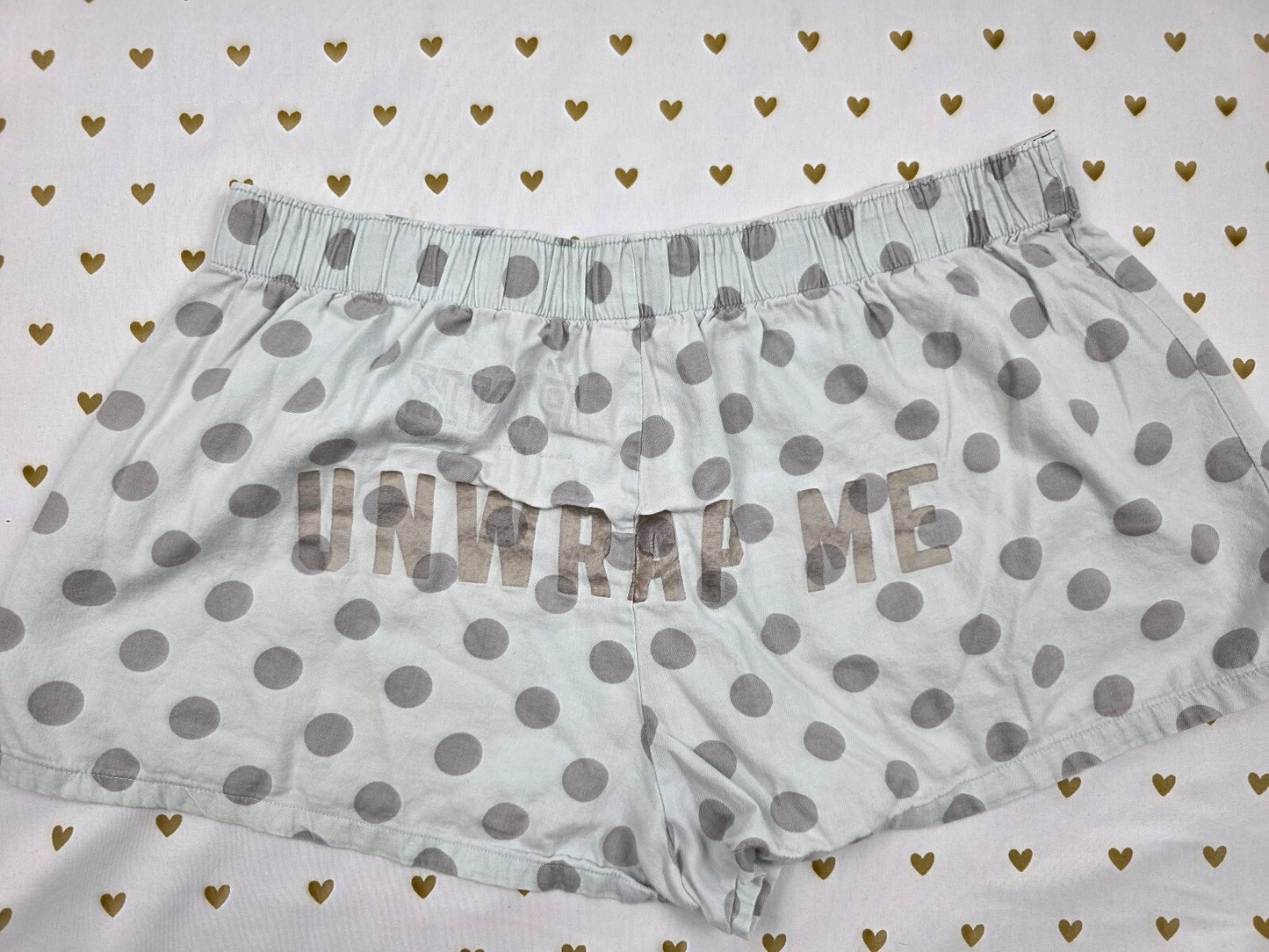 Victorias Secret PINK VINTAGE UNWRAP ME Sleep Shorts Boxers Pajama Bottoms SM