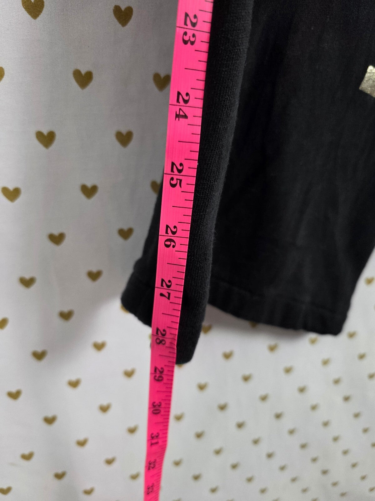 Victorias Secret BLING Logo Sweats Medium Gold Sweatpants Flare Black