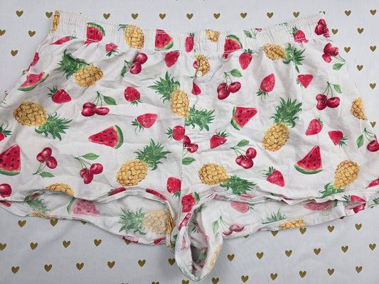 Victorias Secret PINK  Fruit Large Sleep Shorts Boxers Pajama Bottoms