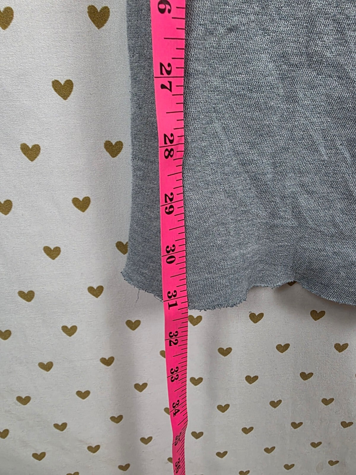 Victorias Secret PINK Diaper Butt Boyfriend Logo Sweats Flare Grey Small