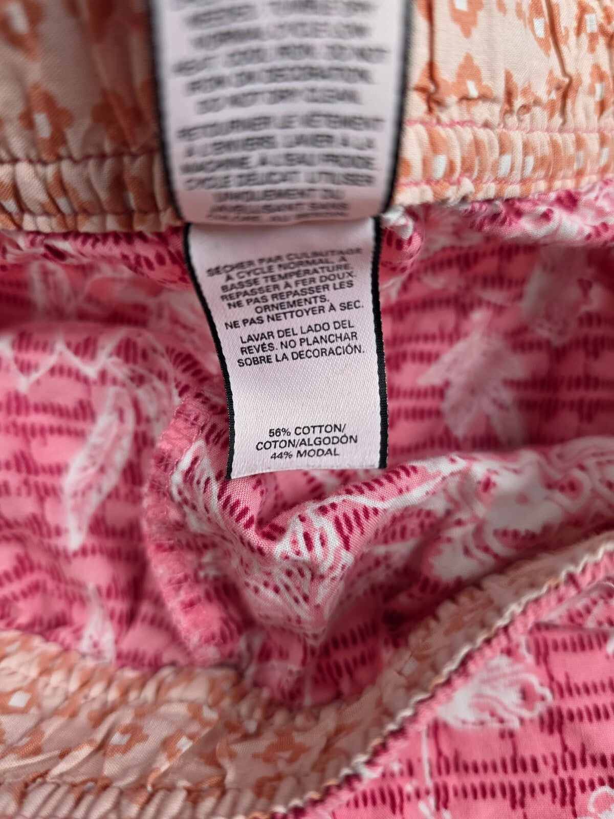 Victorias Secret Floral Red Small Sleep Shorts Boxers Pajama Bottoms