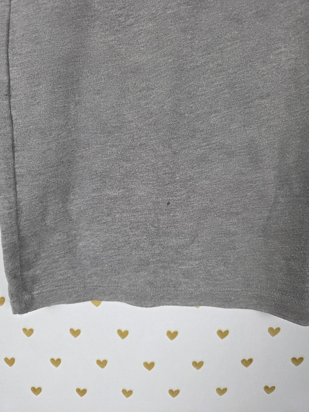 Victorias Secret PINK BLING Mermaid Silver Sequined Logo Tee shirt Grey XS