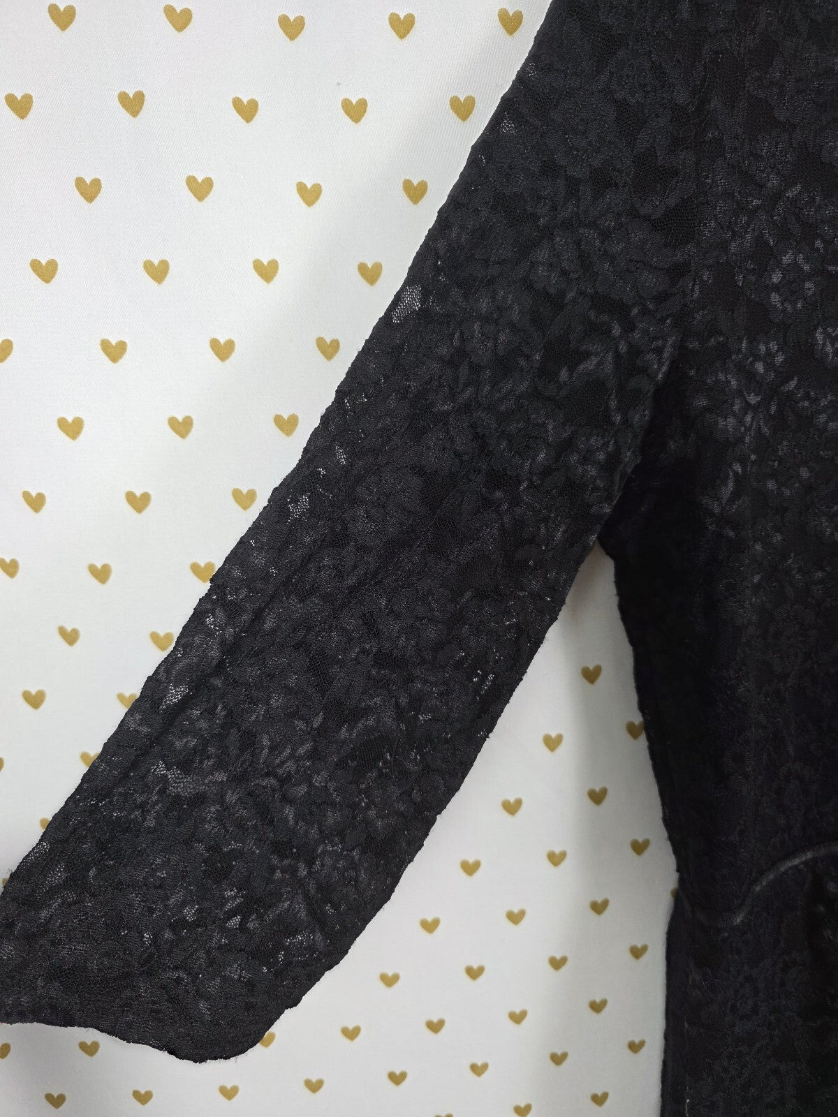 Victoria's Secret Black Floral Lace Open Back Fit & Flare Dress XL Stretch