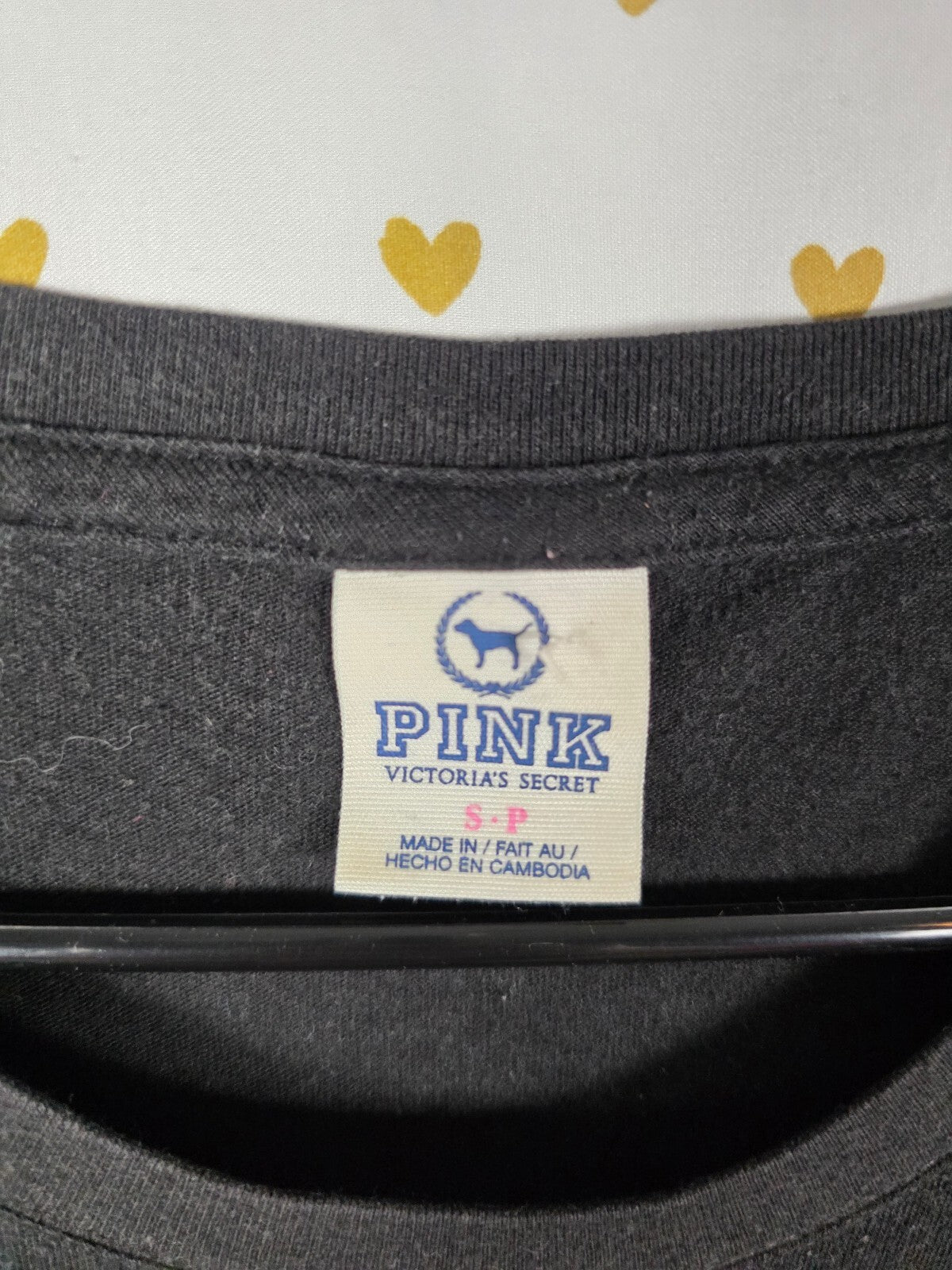 Victorias Secret PINK Vintage LOVE 86 Y2k Tee shirt Bling Studded SMALL