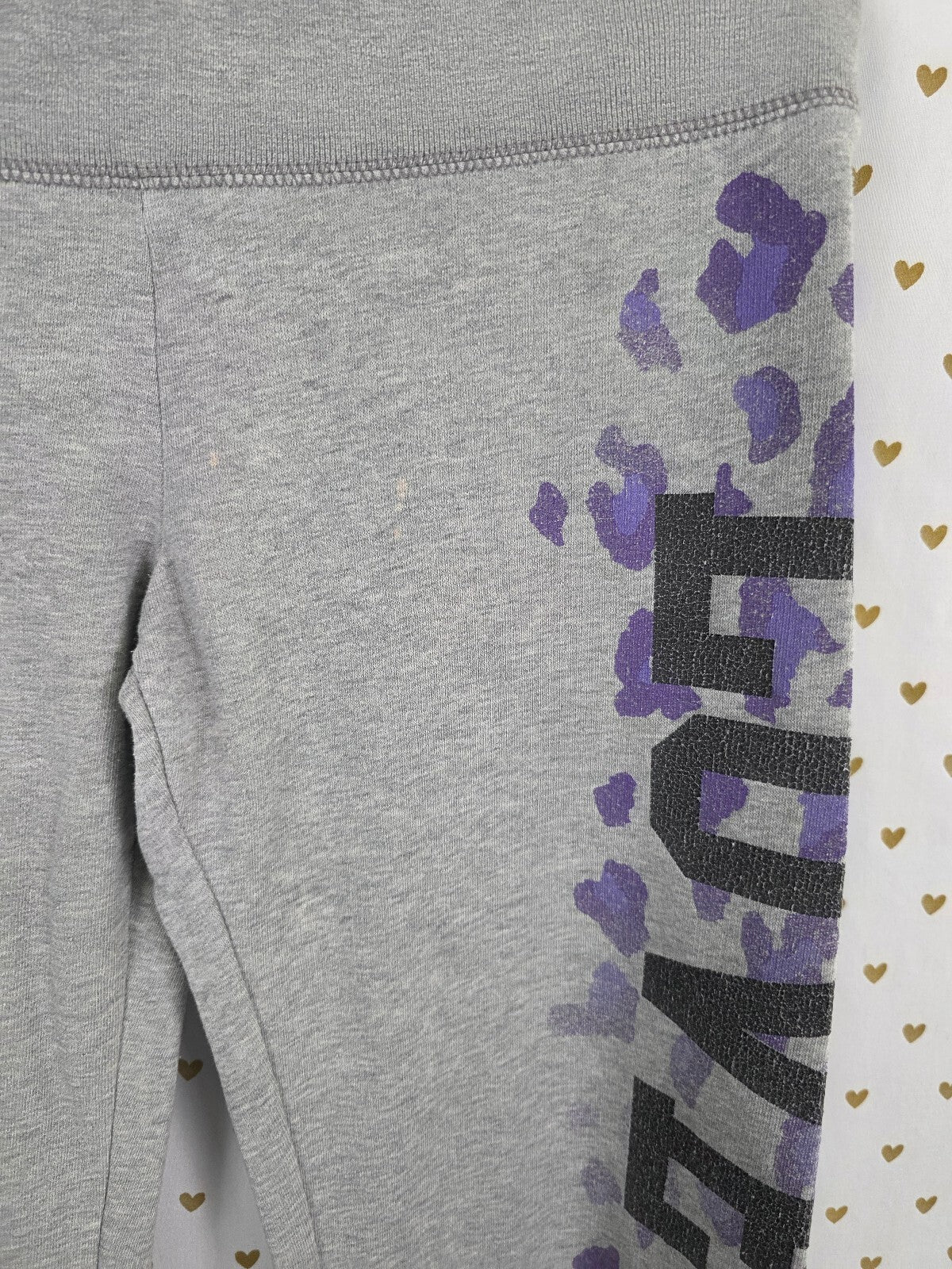 Victorias Secret PINK Vintage Leopard Cheetah Sweats Y2k XS HTF Flare Sweatpants