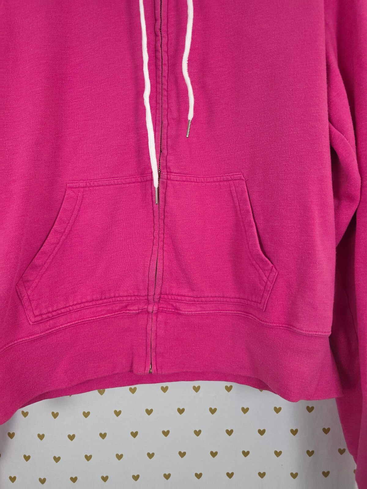 Vintage VS PINK My Favorite Sweats Hoodie L University 86 Rhinestone Dog BLING