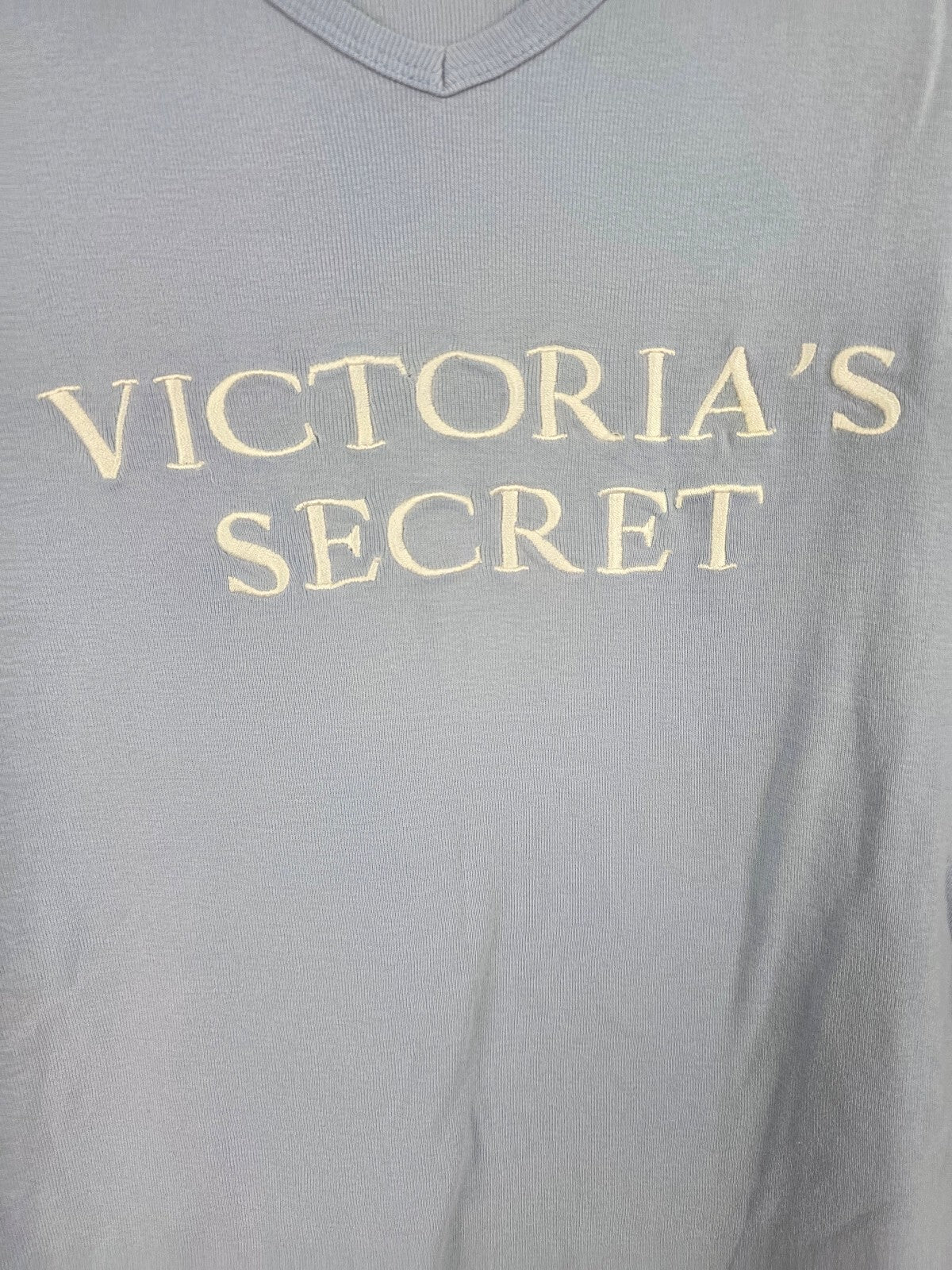 Victorias Secret Vintage Embroidered Y2k  Medium Cotton '01 Nightgown Sleep