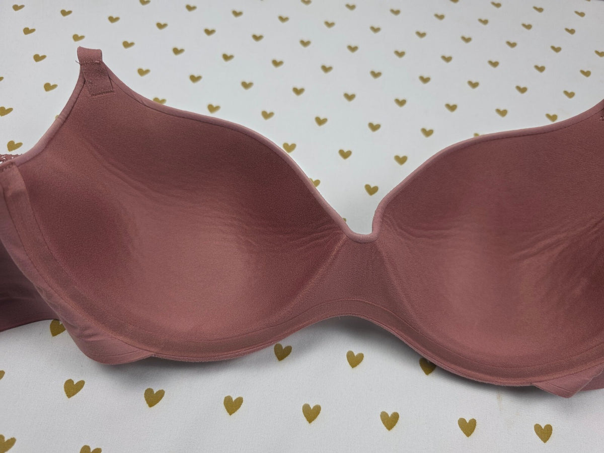 Victorias Secret Incredible Lined Demi  Balconette Bra 32DD