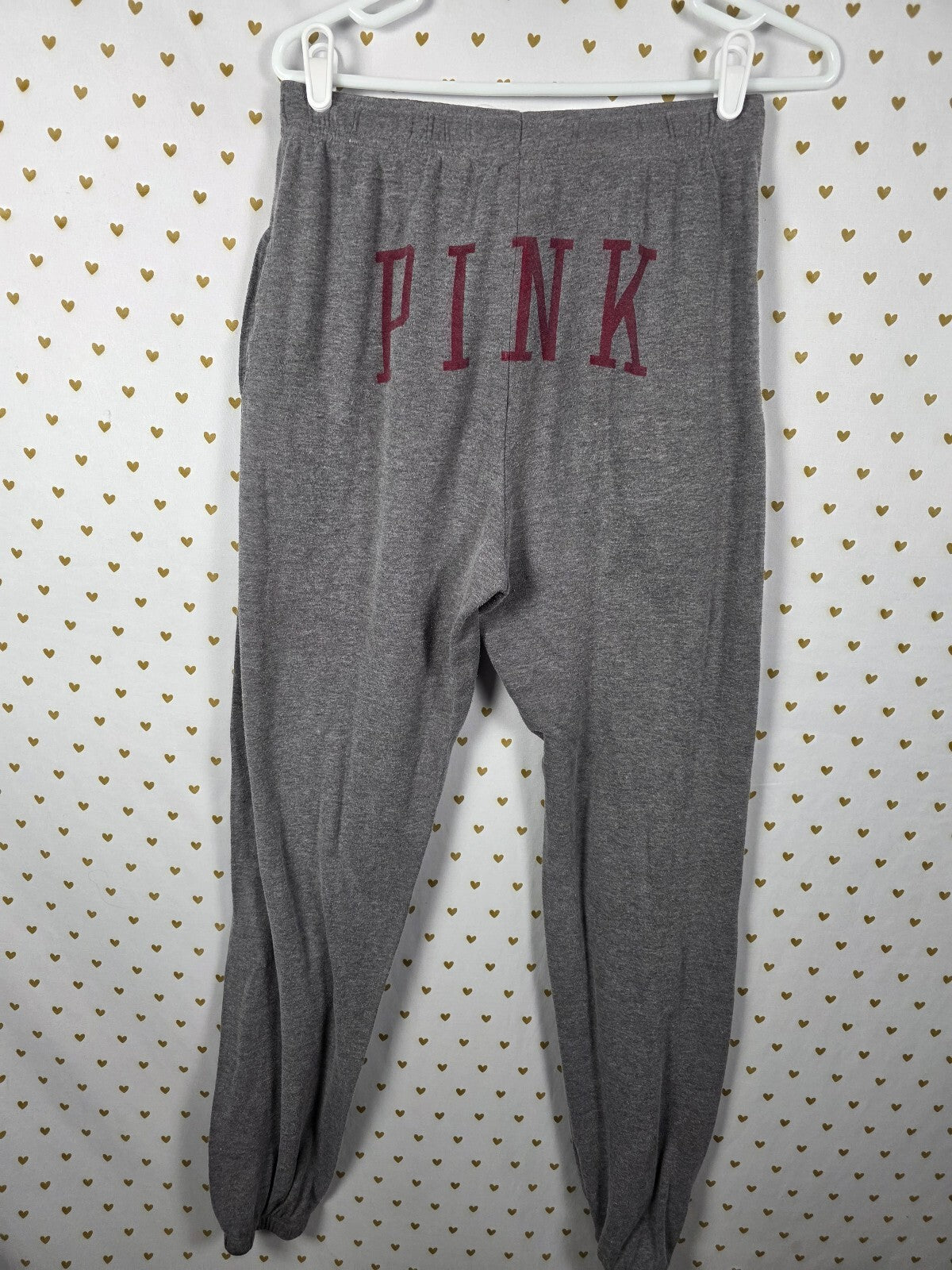 Victorias Secret PINK texas A & M Aggies Vintage Long Sweats Sweatpants Small