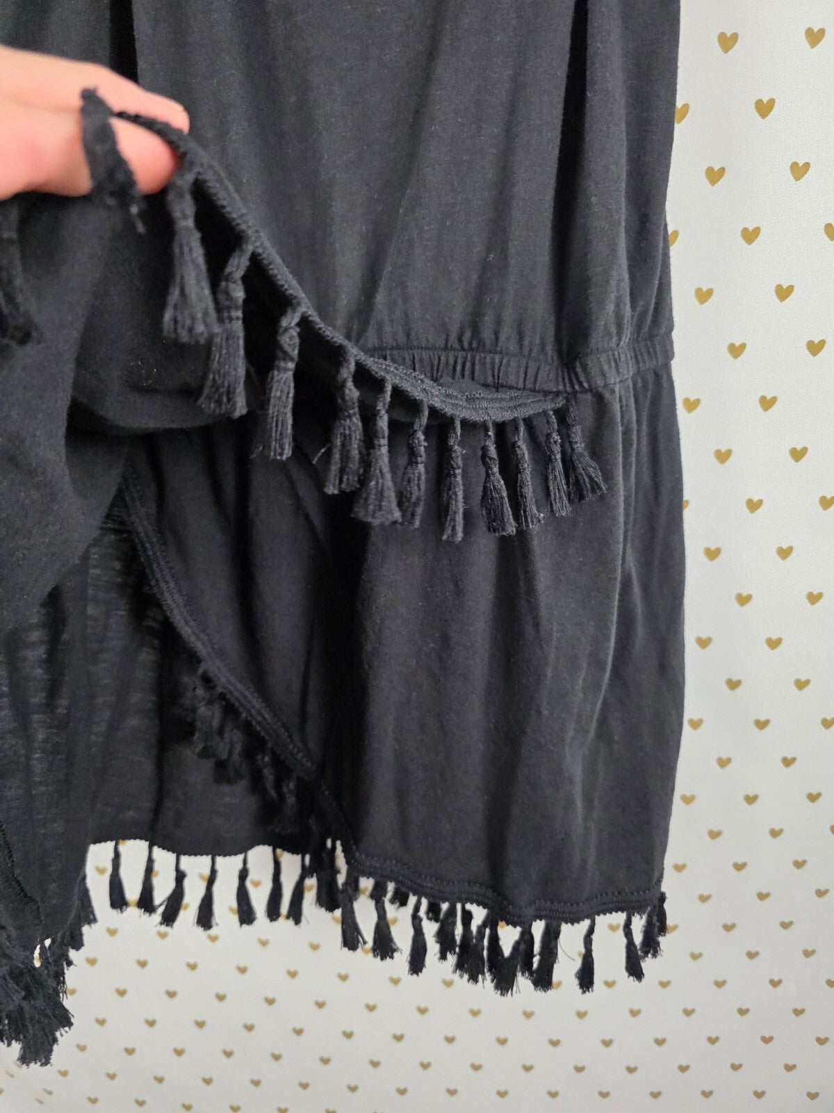 Victorias Secret Cute Swim coverup Dress One Piece Black Medium