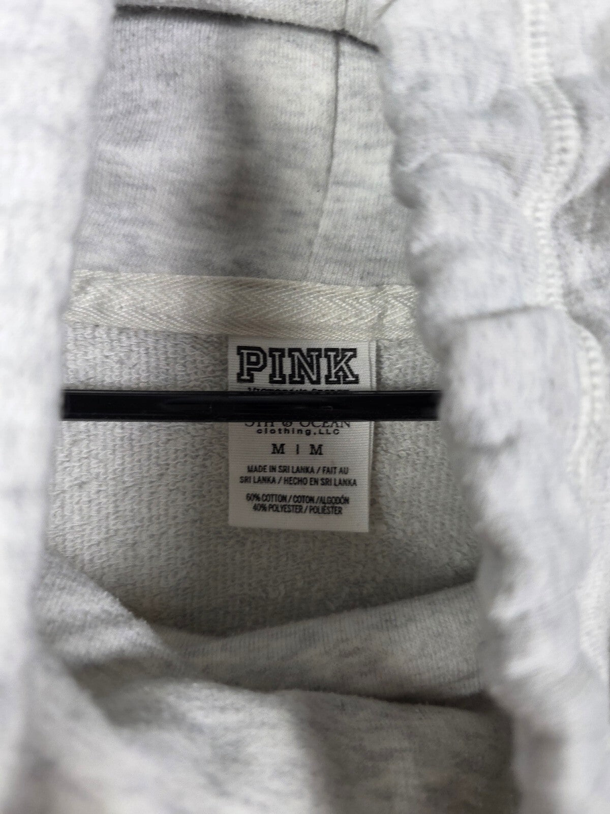 Victoria's Secret PINK Baylor University Bears Hoodie Sweatshirt Gray Green M