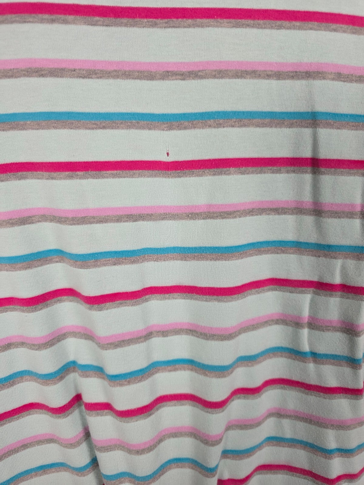 Victorias Secret Vintage y2k 100% Cotton Striped Long sleeve Nightgown Shirt M