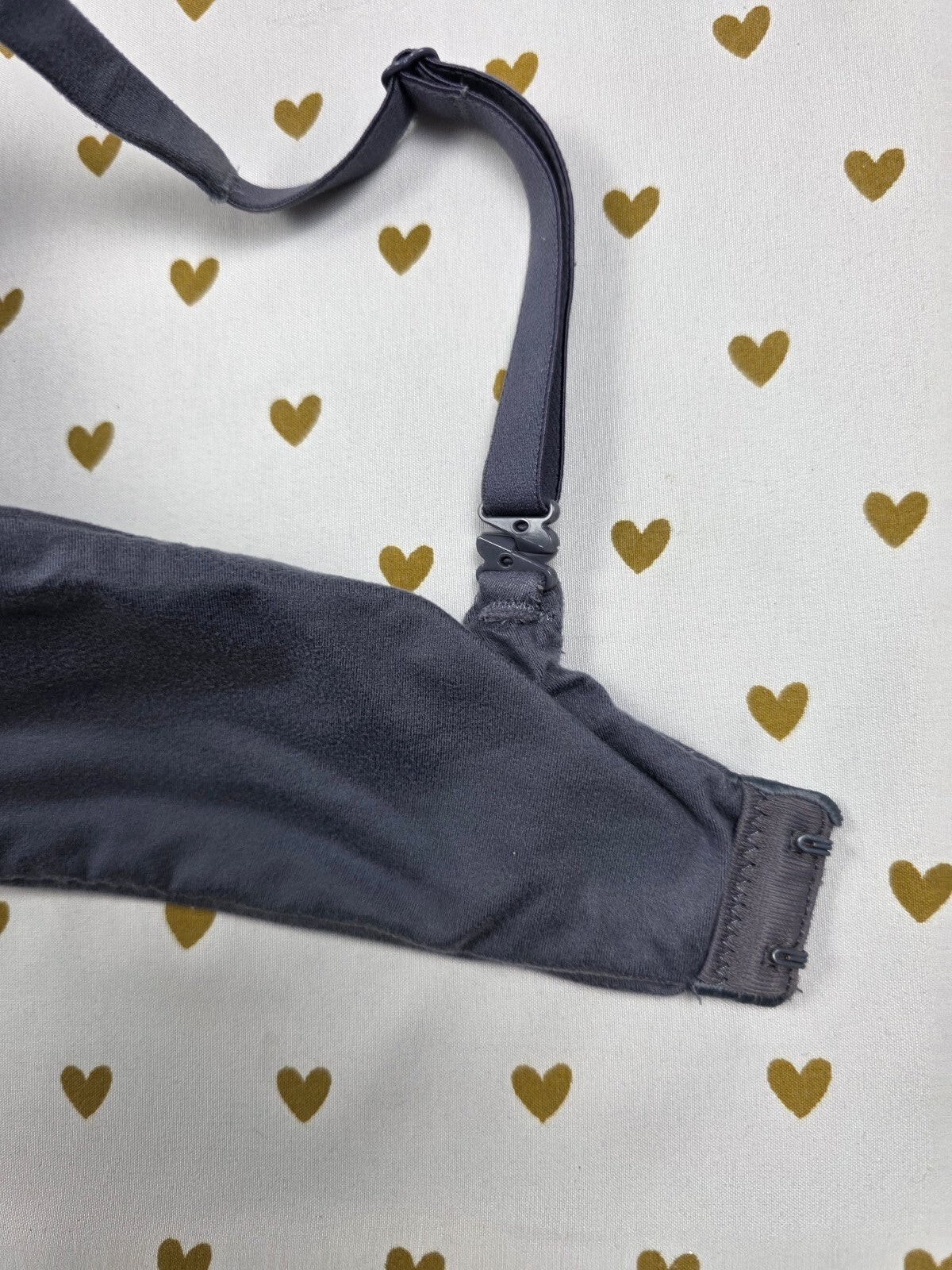 Victorias Secret Grey Lined Perfect Coverage Bra 36D