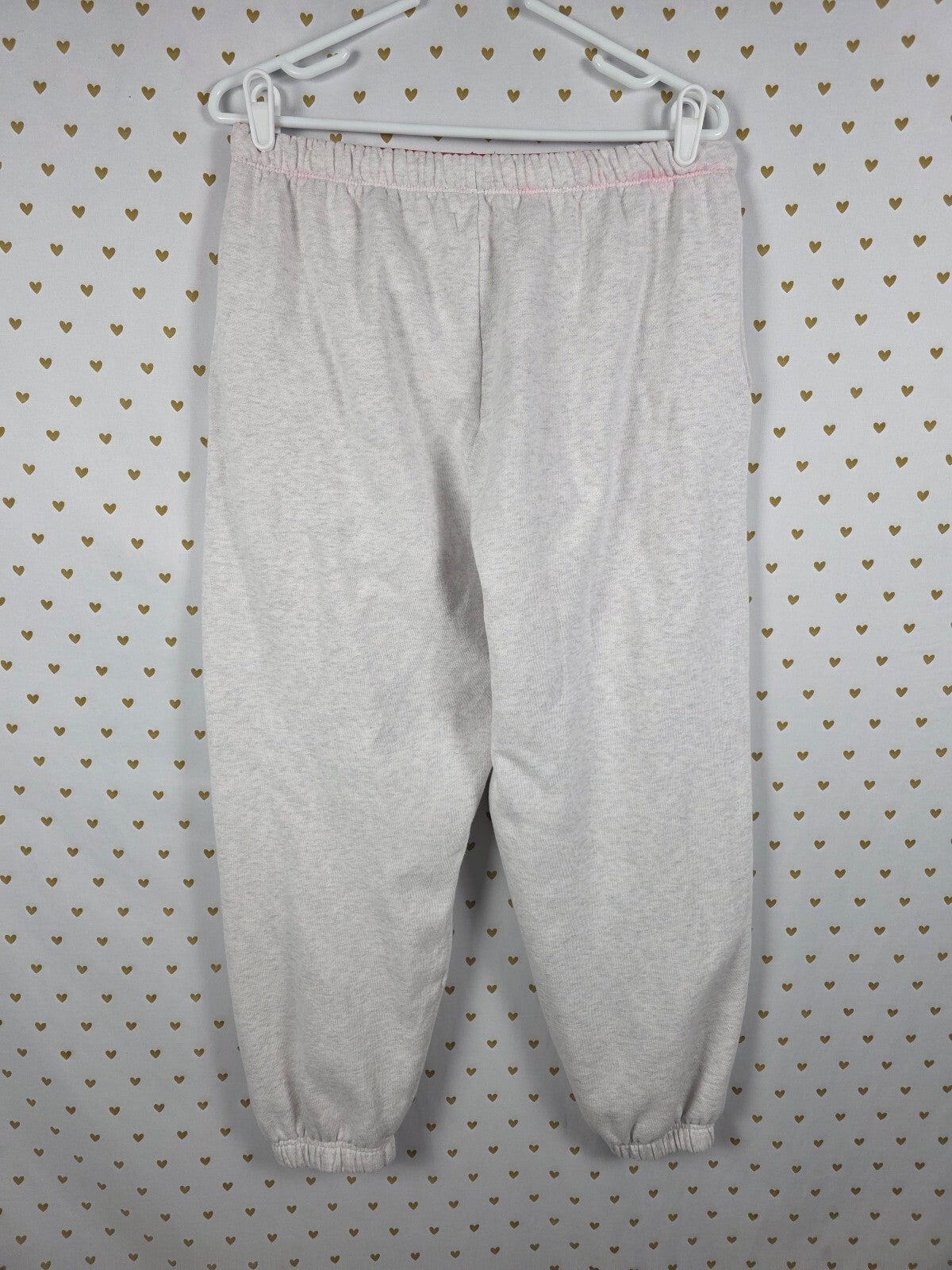 Victorias Secret PINK Loveshackfancy Campus Sweats Bling Logo  Grey Large