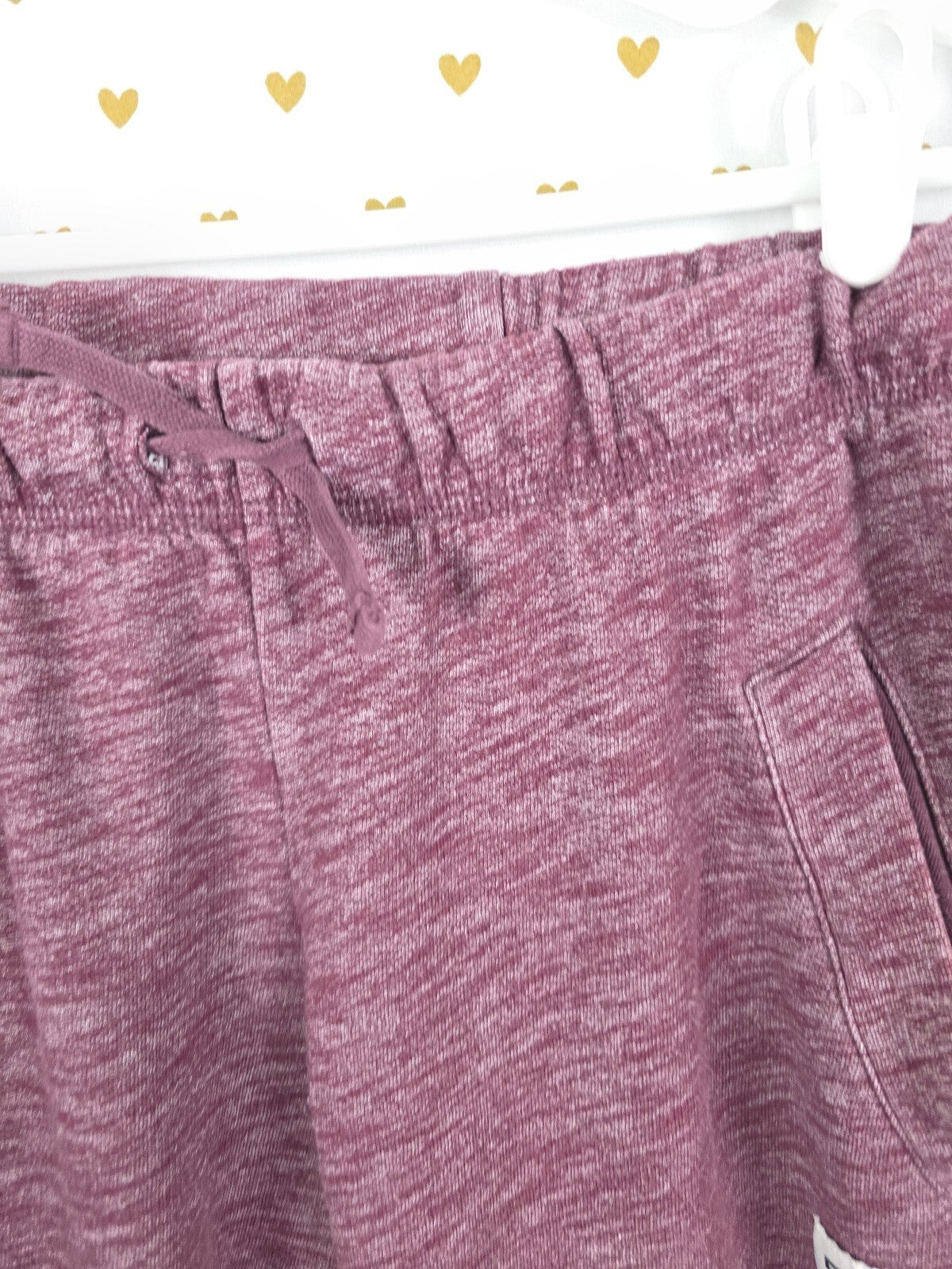 Victorias Secret PINK Diaper Butt Boyfriend Red Love Logo Flare Sweats XS