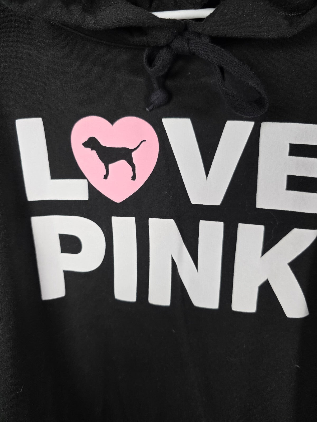 Victorias Secret Pink CAMPUS ORIGINALS Hoodie Sweats SET XS Pullover Pants 2pc