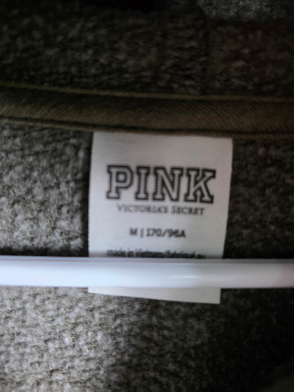 Victorias Secret Pink Camo Camouflage Logo Sweats Hooded Sweater SET Medium