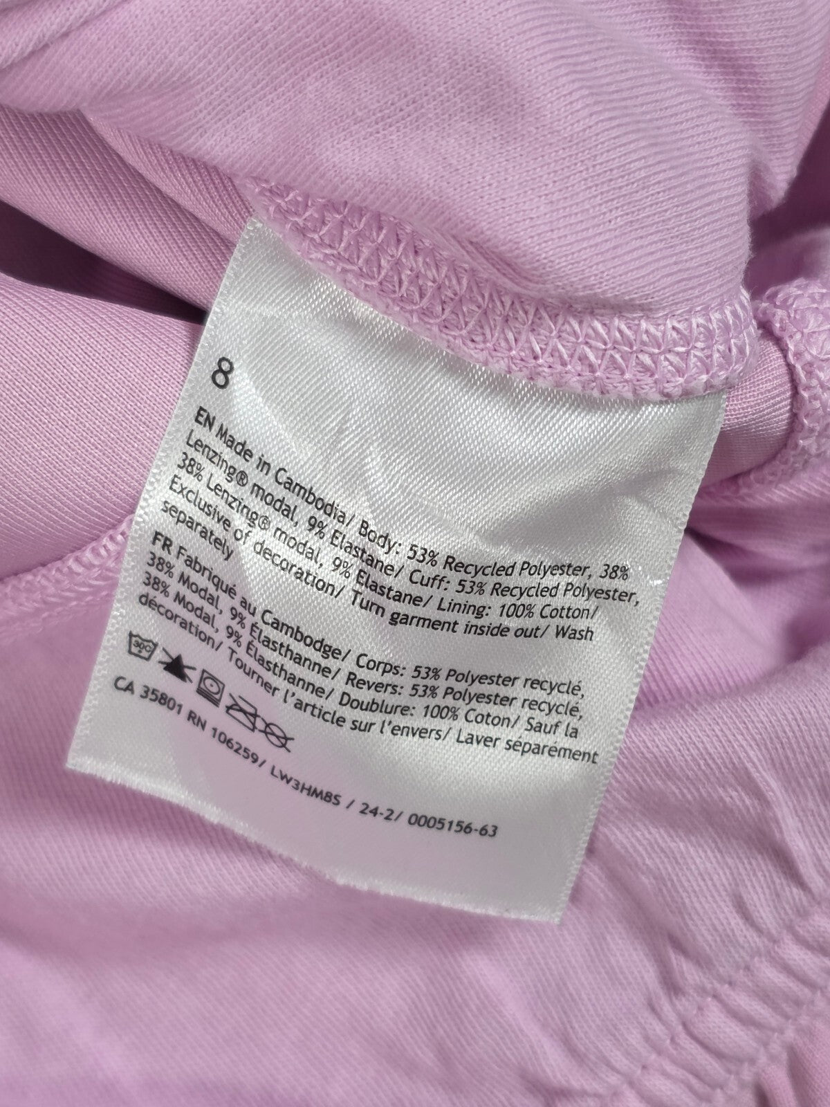 Lululemon Scuba Oversized Full Zip Cropped Hoodie Pink Size 8