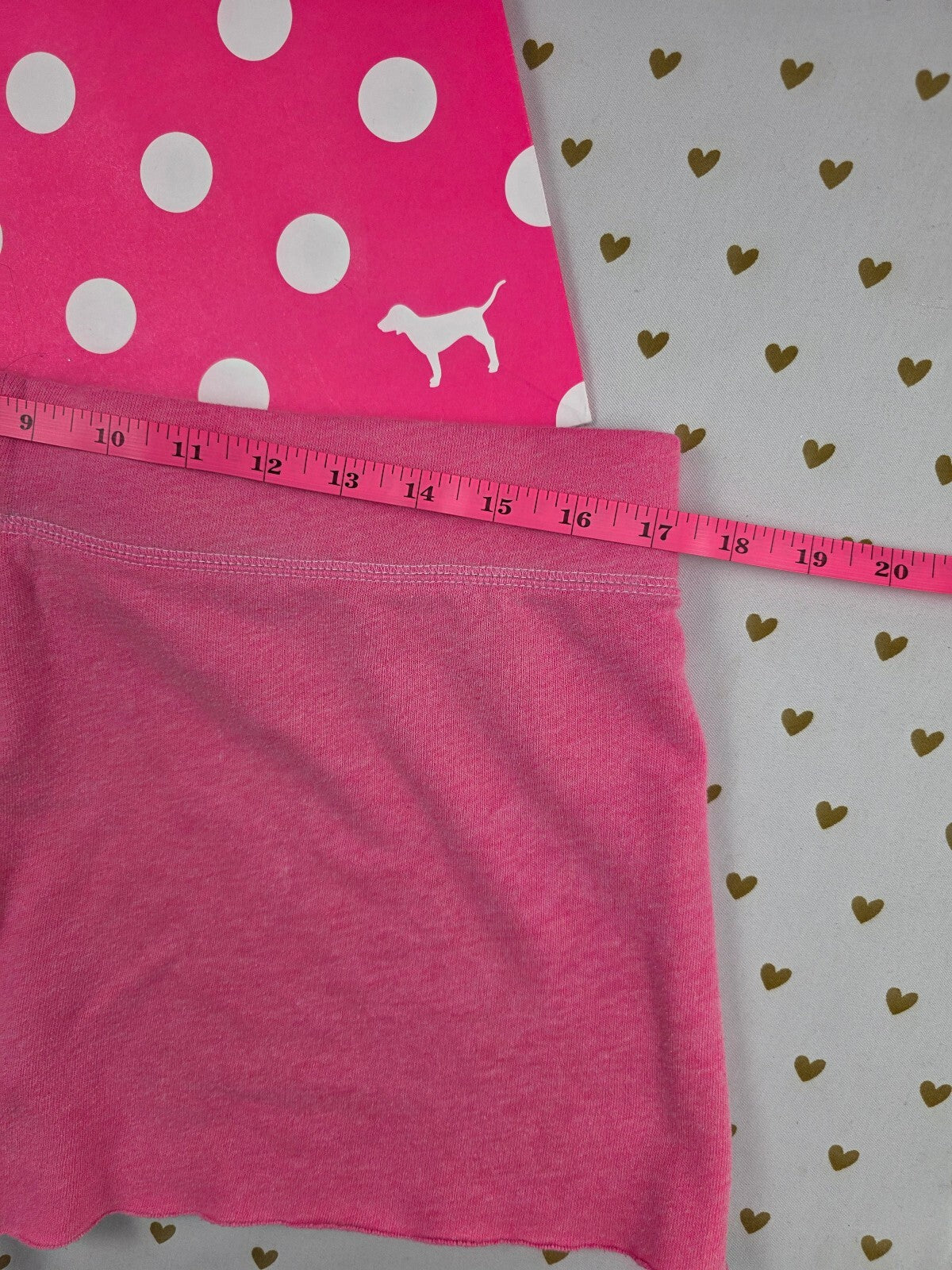 Victorias Secret PINK Vintage Logo Crest y2k Sweat Shorts Large