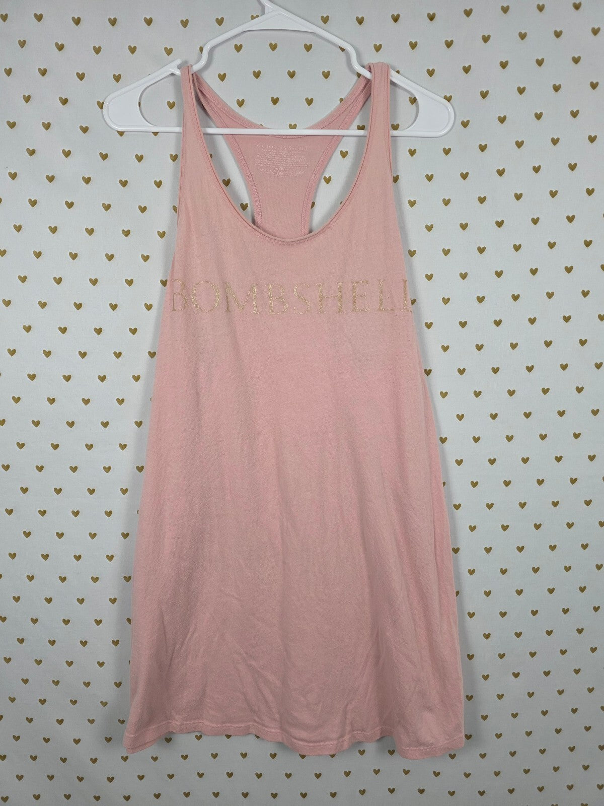Victorias Secret BOMBSHELL Tank Top Nightgown Sleep Shirt LARGE